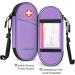 Medmax Insulin Cooling Bag - Portable Water-Repellent Cooler for Diabetics | Includes 2 Cooling Packs | Insulated Medical Pocket for Insulin Pen & Accessories (Purple) - Buy Online on GoSupps.com