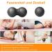 Fascia Roll Set - 3D Textured Massage Roller & Ball for Back Legs & Feet - Enhance Recovery & Flexibility - Buy Online on GoSupps.com