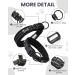 PETTOM XS Black Dog Collar - Adjustable Nylon Breathable & Reflective for Ultimate Comfort | International Shipping - Buy Online on GoSupps.com