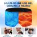 Cooling Gel Eye Masks - Cold & Warm Compress for Puffy Eyes Dark Circles Migraine Relief | Soft Gel Sleep Mask - Black - Buy Online on GoSupps.com