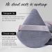 BEAKEY 10 Pcs Gray Soft Triangle Powder Puffs - Latex-Free Makeup Puffs for Face & Foundation - Ideal for Setting Powder & Liquid Foundation - Buy Online on GoSupps.com