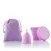 Innovagoods Hypoallergenic menstrual cup menstrual cup 100% silicone including a tag bag made of cotton and sterilizer for menstrual cup (Cup size L)