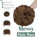 Sego Large Hair Part with Rubber Band - Dark Brown & Coffee Brown Hair Tie Extensions and Bun for Women | Perfect Ponytail & Braid Accessory - Buy Online on GoSupps.com