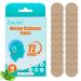 Motion Sickness Patches 50 Sheets  Sea Sickness Patches for Cruise -Dizziness Vertigo & Nausea Relief for Cruise Ships Airplanes Cars Non Drowsy Travel Essentials Cruise Essentials
