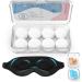 Mavoslg Silicone Earplugs & Ultra Soft Foam Earplugs with Sleep Eye Mask - 3D Hollowed Design Value Pack for Sleeping, Snoring, Travel, Airplanes, Shift Work - 32dB NRR - White - Buy Online on GoSupps.com