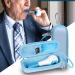 Mchoi Shockproof Carrying Case for The-Breather Hand-Held Muscle Trainer - Blue - Buy Online on GoSupps.com