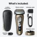 Braun Series 9 Pro 9419s Electric Razor for Men - Waterproof Foil Shaver Wet & Dry Shave ProLift Beard Trimmer Charging Stand Gold - Buy Online on GoSupps.com