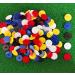 Adhere Golf Ball Marker 100pcs Plastic Position Quarter Size 0.94 Flat Mix Color Marker - Buy Online on GoSupps.com