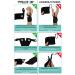 Pullup & Dip Calisthenics Wrist Wraps - Enhanced Stability & Safety for Strength Training Gymnastics & Fitness - Unisex Black Wrist Support - Buy Online on GoSupps.com