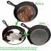 Buy Meeqiao Cast Iron Cleaner - Stainless Steel Chain Scrubber for Pans & Dutch Ovens | 10x10cm International Shipping - Buy Online on GoSupps.com