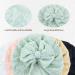 Cinaci 6-Piece Cute Baby Turban Hats with Bow - Soft Stretchy Nursery Caps for Girls Newborn Infants Toddlers - Buy Online on GoSupps.com