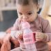 Dr. Brown s  Milestones  Narrow Sippy Straw Bottle with 100% Silicone Handles  8oz/250mL  Pink  1 Pack  6m+ 1 Pack  Pink - Buy Online on GoSupps.com
