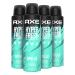 AXE Apollo Deodorant Spray 48 Hour Odor Protection Fresh Sage and Cedarwood Deodorant without Aluminum and without Residue 4 Ounce (Pack of 4) Cedarwood 4 Ounce (Pack of 4)