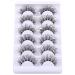 Wiwoseo Shining False Eyelashes - Colorful, Fluffy Faux Mink for Christmas & New Year - Buy Online on GoSupps.com
