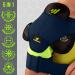 Sport Shoulder Bandage for Men & Women | Cooling Gel Pads for Rotator Cuff Support | Neoprene Adjustable Left & Right Arm | S/M Green - Buy Online on GoSupps.com