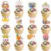 12Piece Easter Party Cake Decorations Easter Cupcake Toppers Festive Rabbit Gnomes Embellishments Dessert Decorations Decoration Set - Buy Online on GoSupps.com