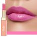 Oulac Moisturising Lipstick Pink - Moisture Shine Hydrating Lipstick & Tinted Lip Balm for Dry Lips Medium Coverage Lip Colour | Juicy Look Glossy Finish Vegan Cruelty-Free She Pop (06)