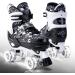 Kuxuan Camo Adjustable Roller Skates with Light Up Wheels - Black - Youth Size 13-3US - Buy Online on GoSupps.com