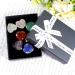 Soulnioi 7 Chakra Heart Stones Set - Natural Healing Gemstones for Reiki Meditation and Home Decor - Buy Online on GoSupps.com