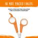 Mighty Paw Dog Grooming Scissors (2 Pack) - Professional Ergonomic Pet Scissors for Safe & Precise Grooming | Ideal for Body, Paw, and Face Hair Trimming | 2mm Stainless Steel Blades | Orange - Buy Online on GoSupps.com