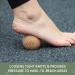 Level Body Mind Soul Cork Massage Ball - 6.2 cm Deep Tissue & Fascia Relief Tool for Muscle Tension - Perfect Yoga & Therapy Ball - Buy Online on GoSupps.com