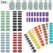 HOINCO 160 Pcs Nail Polish Strips Stickers | Gradient Color & Glitter Art | Self-Adhesive Full Wraps with Nail Files | Rianbow-10p - Buy Online on GoSupps.com