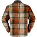 Shop Hanxiulin Men's Fleece Jacket - Plush Elegant Long & Warm | 3XL Transition Jacket in Orange for Ultimate Comfort - Buy Online on GoSupps.com