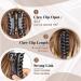 PORSMEER Claw Clip Ponytail Hair Extension 10 Blonde Mix Brown - Messy Bun Chignon Updo for Women/Girls - Buy Online on GoSupps.com
