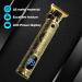 Professional T-Blade Hair Clipper for Men - Cordless Grooming Kit with LCD Display, Rechargeable Beard Trimmer and Zero-Gapped Outliner Edgers - Gold PRO Handsome Man - Buy Online on GoSupps.com
