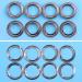 Glarks 124Pcs Gun-Black Grommets Eyelets Set with Installation Tools - Ideal for Fabric, Canvas, Clothing, Leather Repair and Decoration - Buy Online on GoSupps.com