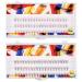 120pcs Colorful Volume Eyelashes Extension PAGOW Easy Fans Eye Lash Extensions Pre Made Individual Soft False Eyelashes Make Up Tools for Women Girls (D Curl 8mm/10mm) 60pcs / Box