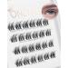 Onlyall Cluster Lashes DIY Eyelash Extensions 24 Lash Clusters Individual Lashes Natural Look Strip Lashes Extension False Lashes CSJ-140 CSJ-140(12MM)