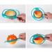 Retoo Baby Bowl Set - 360 Rotatable Gyroscopic Bowls for Kids & Toddlers - Safe Entertaining and Magical 17cm Blue Crockery - Buy Online on GoSupps.com