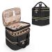 YARWO Nail Polish Organizer Bag - Holds 48 Bottles - Adjustable Dividers - Travel Case for Manicure Set - Black (Bag Only) - Buy Online on GoSupps.com
