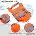 Vivaglory Light Lifeguard for Dogs | Skin-Friendly Neoprene Dog Swimming Vest for Large Dogs | D-Ring & Quick Lock | Orange L (64-71cm) - International Shipping Available - Buy Online on GoSupps.com