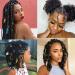 Handmade Wire Wrapped Crystal Loc Jewelry Set - 128 Pieces for Dreadlocks, Braids, and Twists | Butterfly Hair Rings, Charms, and Cuffs for Women, Men, and Girls - Buy Online on GoSupps.com