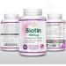 Biotin Hair Growth Supplement 12,000mcg - 400 Tiny Tablets, Full Year Supply - Men & Women Hair Support - Buy Online on GoSupps.com