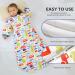 MIKAFEN Baby Sleeping Bag 3.5Tog | Long Sleeves 100% Organic Cotton | 6-18 Months - Buy Online on GoSupps.com