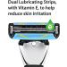 Solimo Men's 3-Blade Razor Refills - Dual Lubrication, 12 Cartridges - Fits Solimo Razor Handles - 12 Count - Buy Online on GoSupps.com