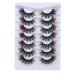 Fluffy Colored 3D Volume Handmade False Eyelashes - 7 Pairs FANXITON 20MM Cat-Eye Cosplay Makeup - Buy Online on GoSupps.com