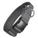 OneTigris Dog Collar with Metal Buckle for Dogs Grey LL Grey