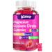Magnesium Glycinate Gummies for Women High Absorption Magnesium Glycinate- Sugar Free Vegan Gummies for Adults with Vitamin D3 Zinc - Sleep Stress Bone & Memory Support - 60 Count Raspberry