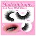 JIMIRE 15MM Mink Lashes - Fluffy, Natural Look, 5D Volume - 8 Pairs Pack - Buy Online on GoSupps.com