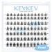 Lash Clusters 84 Pcs Cluster Lashes Eyelash Clusters DIY Cluster Eyelash Extensions Individual Lashes Thin Band & Soft (Frost D-8-16mix) D-Mix (8-16mm) Frost