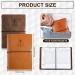 Chinco Golf Scorecard Book - Leather Golf Journal & Yardage Book - Yellow/Brown - Buy Online on GoSupps.com