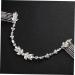 Flower Headpiece for Women Hair Band Wedding Hair Comb Clip Hair Combs for Women Accessories Bridal Headpieces Rhinestone Headband Headwear for Women Hair up Modeling Bride - Buy Online on GoSupps.com