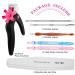 9-Piece Nail Art Tools Set: Acrylic Nail Clipper, 3 Cuticle Pushers, 2 Nail Carving Pens, 3 Nail Buffering Files - Black Stainless Steel Manicure Kit - Buy Online on GoSupps.com