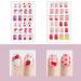 120pcs Kids Press-On Nails - Colorful Fruits & Bowknot Designs | Strawberry Sweetheart - Buy Online on GoSupps.com