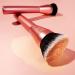 Real Techniques Glow Round Base Makeup Brush For Liquid and Cream Makeup Flat Top Foundation Brush For Buffing and Blending Up Coverage Dense Synthetic Bristles Vegan and Cruelty Free 1 Count - Buy Online on GoSupps.com