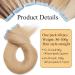 100% Remy Human Hair Tape-In Extensions - Medium Blonde #24 (40 Pieces + 10 Free Tapes) - Real Hair for Seamless Volume - Buy Online on GoSupps.com